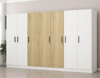 Dulap Trendy Kale 3114 White/Walnut 315x190x52cm GTR004267 imaginea #2 — magazin online Desire.md