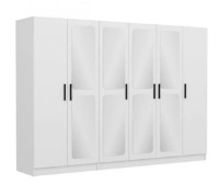 Dulap Trendy Kale 3818 White 270x210x52cm GTR004302 imaginea #4 — magazin online Desire.md