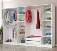 Шкаф Trendy Kale 3833 White 270x210x52cm GTR004309 фото №2 — интернет-магазин Desire.md