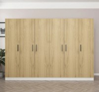 Dulap Trendy Kale 3861 White/Walnut 270x210x52cm GTR004315