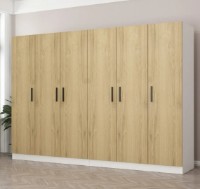 Dulap Trendy Kale 3861 White/Walnut 270x210x52cm GTR004315 imaginea #2 — magazin online Desire.md