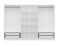 Dulap Trendy Kale 3861 White/Walnut 270x210x52cm GTR004315 imaginea #4 — magazin online Desire.md