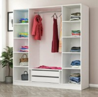 Dulap Trendy Kale 3869 White/Walnut 180x210x52cm GTR004319 imaginea #2 — magazin online Desire.md