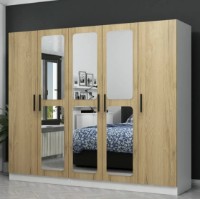 Dulap Trendy Kale 3870 White/Walnut 225x210x52cm GTR004320 imaginea #3 — magazin online Desire.md