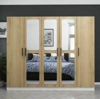 Dulap Trendy Kale 3870 White/Walnut 225x210x52cm GTR004320