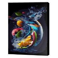 Tablou pe numere Art Gallery Premium Explozie de fructe 40x50cm (GX46770)