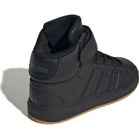 Ботинки детские Adidas Grand Court Mid K Core Black/Grey Six, s.30 фото №4 — интернет-магазин Desire.md
