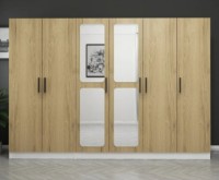 Dulap Trendy Kale 3871 White/Walnut 270x210x52cm GTR004321