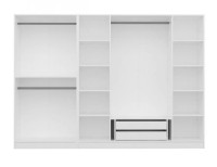 Dulap Trendy Kale 3871 White/Walnut 270x210x52cm GTR004321 imaginea #3 — magazin online Desire.md