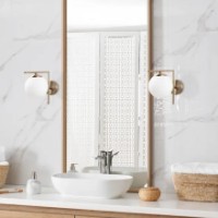 Candelabru de perete Trendy 7141 Gold/White 28x23x15cm GTR002228 imaginea #3 — magazin online Desire.md