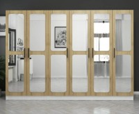 Dulap Trendy Kale 3873 White/Walnut 270x210x52cm GTR004323