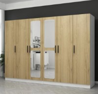 Dulap Trendy Kale 3874 White/Walnut 270x210x52cm GTR004324 imaginea #4 — magazin online Desire.md
