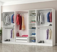 Dulap Trendy Kale 3876 White/Walnut 315x210x52cm GTR004326 imaginea #2 — magazin online Desire.md