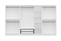 Dulap Trendy Kale 3876 White/Walnut 315x210x52cm GTR004326 imaginea #3 — magazin online Desire.md