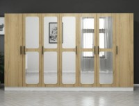 Dulap Trendy Kale 3878 White/Walnut 315x210x52cm GTR004328