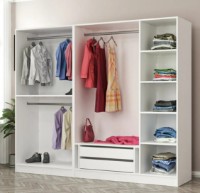 Dulap Trendy Kale 3924 White/Anthracit 225x210x52cm GTR004329 imaginea #2 — magazin online Desire.md