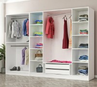 Dulap Trendy Kale 3925 White/Anthracit 270x210x52cm GTR004330 imaginea #2 — magazin online Desire.md