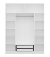 Dulap Trendy Kale 3929 White 180x255x52cm GTR004331 imaginea #3 — magazin online Desire.md