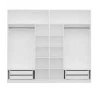Dulap Trendy Kale 3932 White 270x255x52cm GTR004334 imaginea #4 — magazin online Desire.md