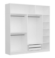 Dulap Trendy Kale 3941 White 225x255x52cm GTR004339 imaginea #3 — magazin online Desire.md