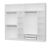 Dulap Trendy Kale 3942 White 270x255x52cm GTR004340 imaginea #4 — magazin online Desire.md