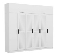 Dulap Trendy Kale 3943 White 270x255x52cm GTR004341 imaginea #3 — magazin online Desire.md