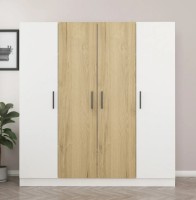 Dulap Trendy Kale 3954 White/Walnut 180x210x52cm GTR004348