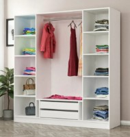 Dulap Trendy Kale 3954 White/Walnut 180x210x52cm GTR004348 imaginea #2 — magazin online Desire.md