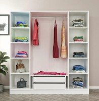 Dulap Trendy Kale 3954 White/Walnut 180x210x52cm GTR004348 imaginea #3 — magazin online Desire.md