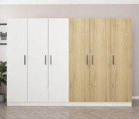 Dulap Trendy Kale 3957 White/Walnut 270x210x52cm GTR004349