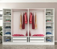 Dulap Trendy Kale 3957 White/Walnut 270x210x52cm GTR004349 imaginea #2 — magazin online Desire.md