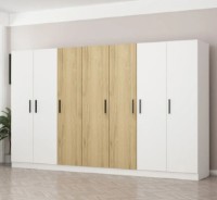 Dulap Trendy Kale 3959 White/Walnut 315x210x52cm GTR004350 imaginea #3 — magazin online Desire.md