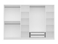 Dulap Trendy Kale 4010 White 270x190x52cm GTR004376 imaginea #4 — magazin online Desire.md