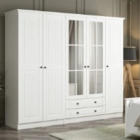 Шкаф Trendy Kale 4782 White 225x210x52cm GTR004387 фото №2 — интернет-магазин Desire.md