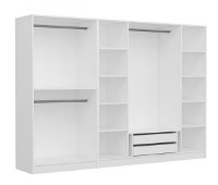 Dulap Trendy Kale 4929 White 270x190x52cm GTR004391 imaginea #2 — magazin online Desire.md