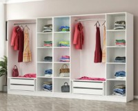 Dulap Trendy Kale 4932 White 315x190x52cm GTR004394 imaginea #4 — magazin online Desire.md