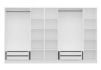 Dulap Trendy Kale 4932 White 315x190x52cm GTR004394 imaginea #3 — magazin online Desire.md