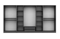 Dulap Trendy Kale 4943 Anthracit 360x190x52cm GTR004401 imaginea #2 — magazin online Desire.md