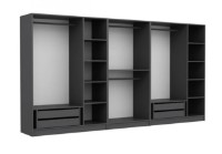 Dulap Trendy Kale 4944 Anthracit 360x190x52cm GTR004402 imaginea #2 — magazin online Desire.md