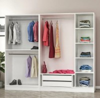 Dulap Trendy Kale 4948 White/Anthracit 225x190x52cm GTR004404 imaginea #2 — magazin online Desire.md