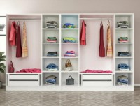 Dulap Trendy Kale 4952 White/Anthracit 315x190x52cm GTR004408 imaginea #3 — magazin online Desire.md