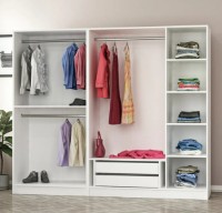 Dulap Trendy Kale 4959 White/Anthracit 225x190x52cm GTR004411 imaginea #3 — magazin online Desire.md