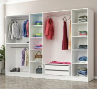 Dulap Trendy Kale 4960 White/Anthracit 225x190x52cm GTR004412 imaginea #2 — magazin online Desire.md