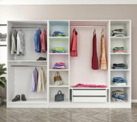 Dulap Trendy Kale 4960 White/Anthracit 225x190x52cm GTR004412 imaginea #3 — magazin online Desire.md