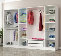 Dulap Trendy Kale 4962 White/Anthracit 270x190x52cm GTR004414 imaginea #2 — magazin online Desire.md