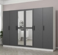 Dulap Trendy Kale 4963 White/Anthracit 270x190x52cm GTR004415 imaginea #4 — magazin online Desire.md