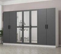 Dulap Trendy Kale 4964 White/Anthracit 315x190x52cm GTR004416 imaginea #4 — magazin online Desire.md