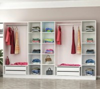 Dulap Trendy Kale 4966 White/Anthracit 315x190x52cm GTR004418 imaginea #2 — magazin online Desire.md