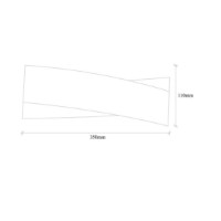 Candelabru de perete Trendy 7156 Black 31x11x10cm GTR002225 imaginea #2 — magazin online Desire.md