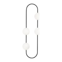 Candelabru de perete Trendy Abakus 7156 Black/White 40x124x33cm GTR002324